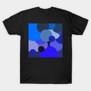 abstract blue geometric design T-Shirt